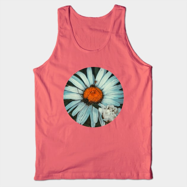 Daisy Flower Grunge Photograph Tank Top by love-fi